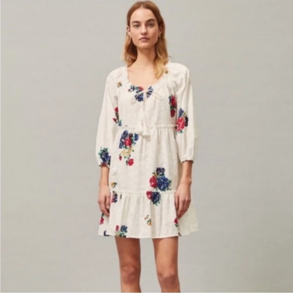 Tory Burch English Tea Rose Beach Dress S